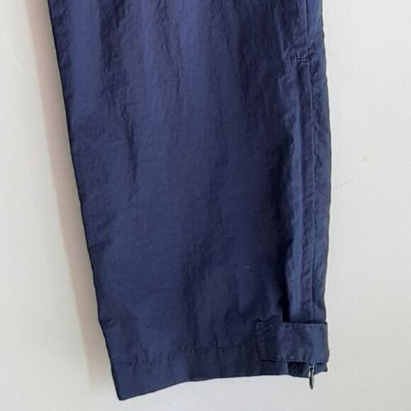 ADIDAS Retro Windbreaker Jogger Pants Blue Sz M - Picture 4 of 9